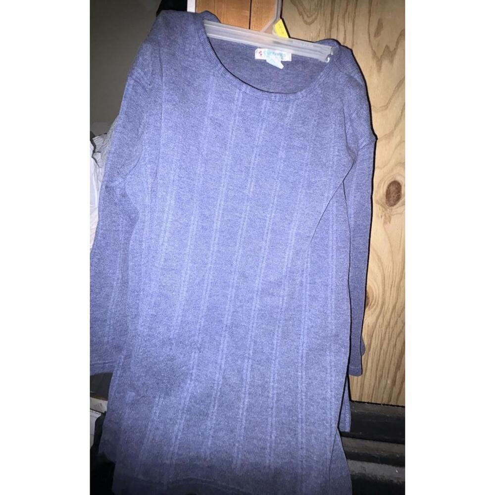 Currants By Jeri Size Small Blue Sweater